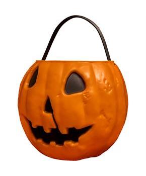 8" Halloween (1978) Pumpkin Pail Costume Accessory – Trick or Treat Bucket
