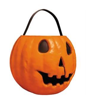8" Halloween (1978) Pumpkin Pail Costume Accessory – Trick or Treat Bucket