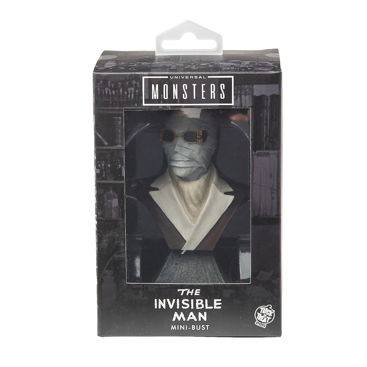 Universal Classic Monsters The Invisible Man Mini Bust for Spooky Halloween Decor and Collectible Display