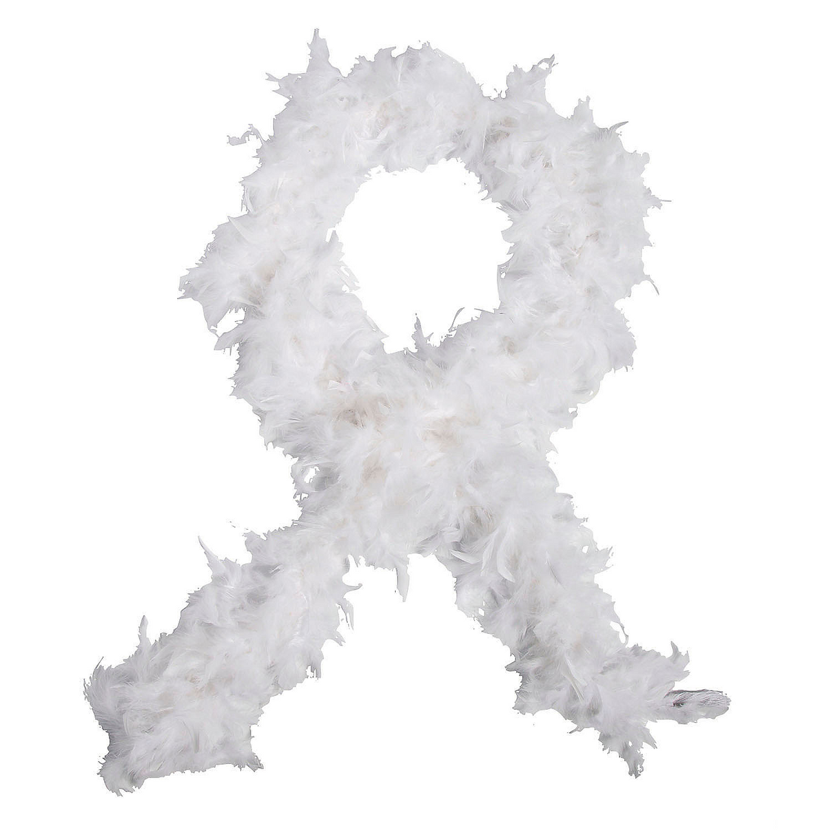 6 Ft. 40-Gram Solid White Feather Boa
