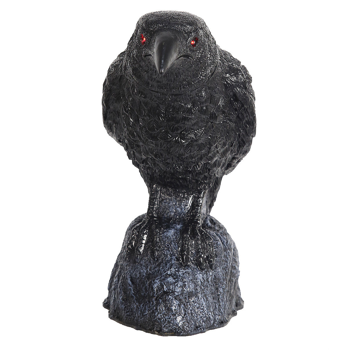 Animated Raven with Turning Head and Sound for Halloween Haunted House Decorations