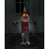 Twitching Scarecrow Animated Prop for Halloween Decorations Haunted Houses and Spooky Parties