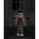 Twitching Scarecrow Animated Prop for Halloween Decorations Haunted Houses and Spooky Parties