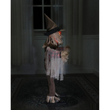 Twitching Scarecrow Animated Prop 36"