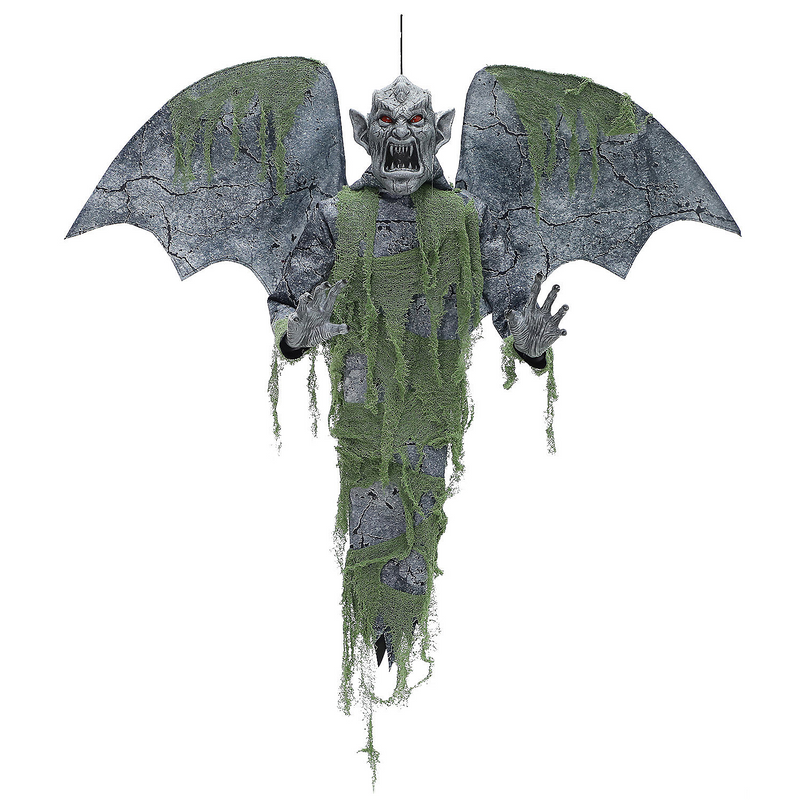 Hanging Gargoyle Prop for Halloween Decor Haunted House Theme and Spooky Halloween Parties