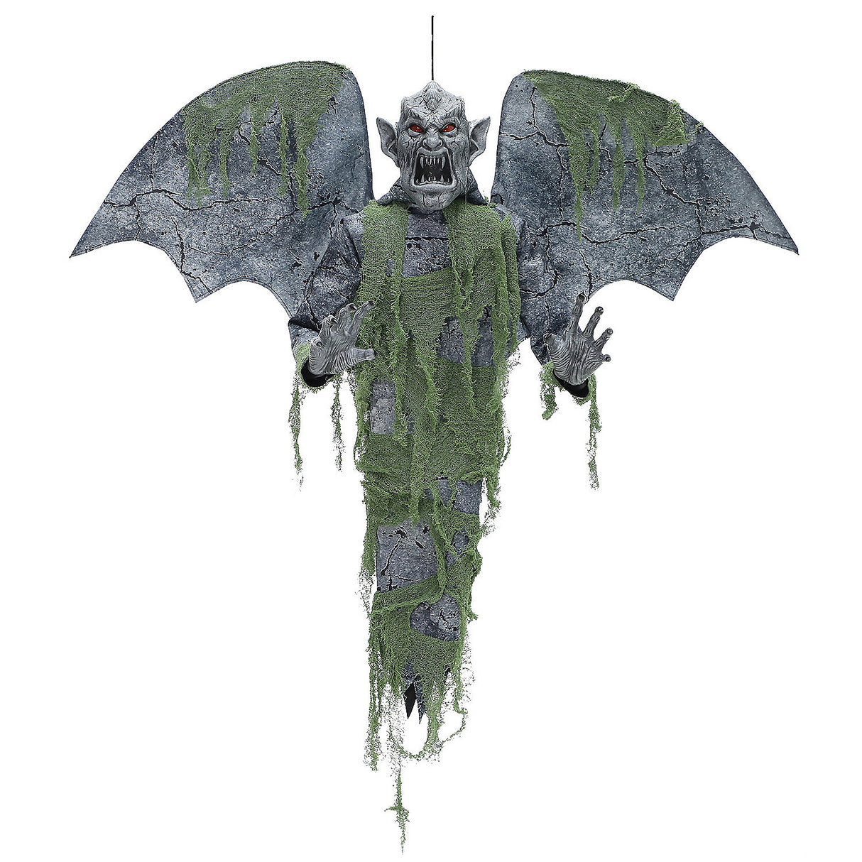 Hanging Gargoyle Prop for Halloween Decor Haunted House Theme and Spooky Halloween Parties