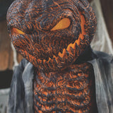 Terrifying 7 Foot Scorched Scarecrow Animated Prop for Halloween Haunts and Haunted Cornfield Decor