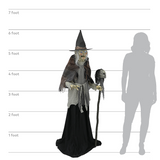 Lunging Witch with DigitEye Animated Prop 6 inches