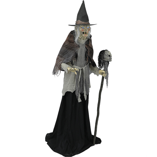 Lunging Witch with DigitEye Animated Prop 6 inches