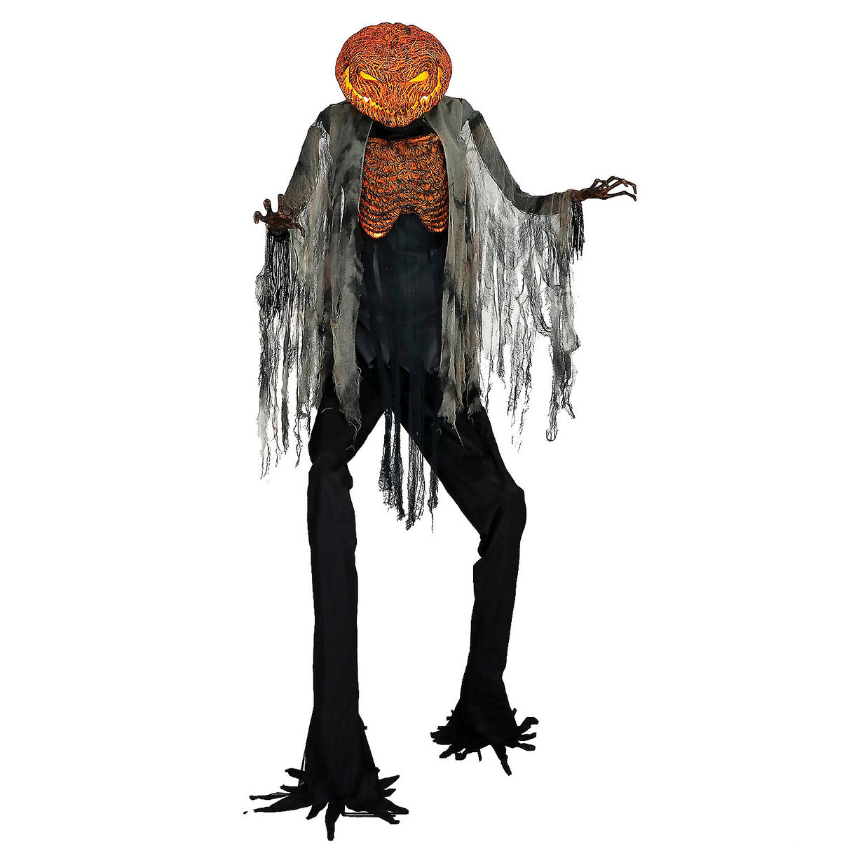 Exciting Scorched Scarecrow Animated Prop for Halloween Decor Haunted Houses and Spooky Parties