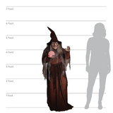 DigitEye Soothsayer Witch Animated Prop 68"