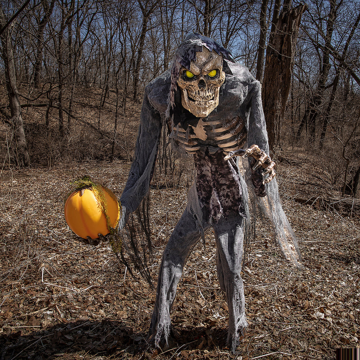 Prowling Jack Animated Prop for Halloween Decorations and Haunted House Displays