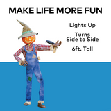 Animated Whimsical Scarecrow