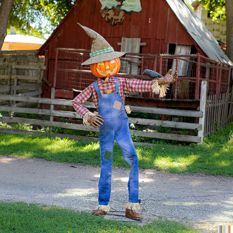6-foot animated scarecrow Halloween decoration