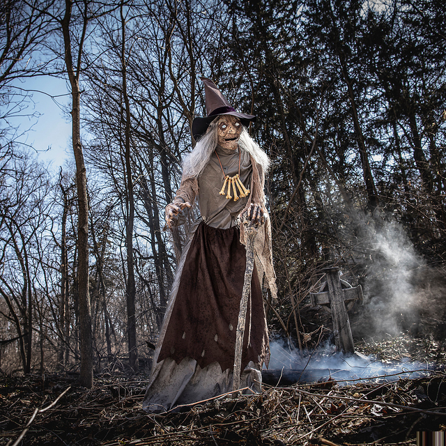 Animated Witch Prop with Servo-Motor