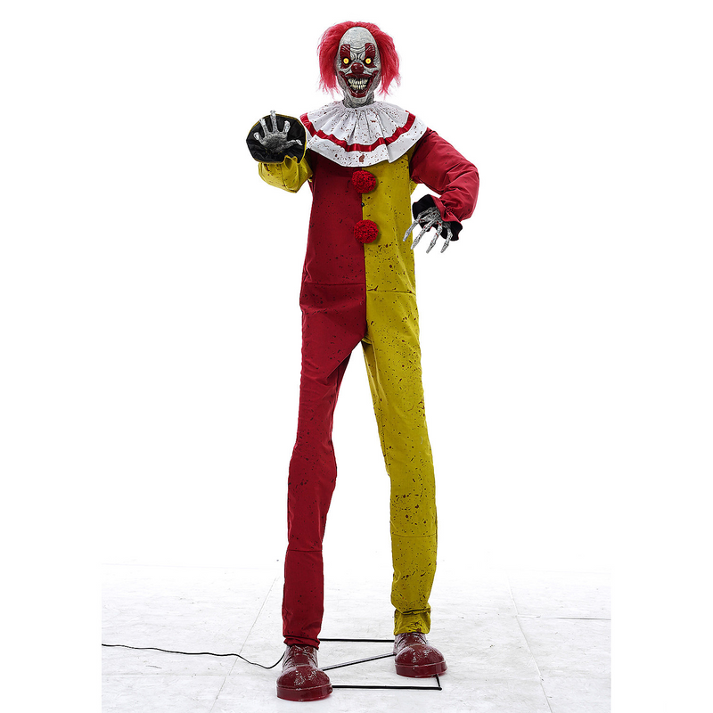 Terrifying Animated Pesky The Clown Prop for Halloween Decor and Scary Movie Nights