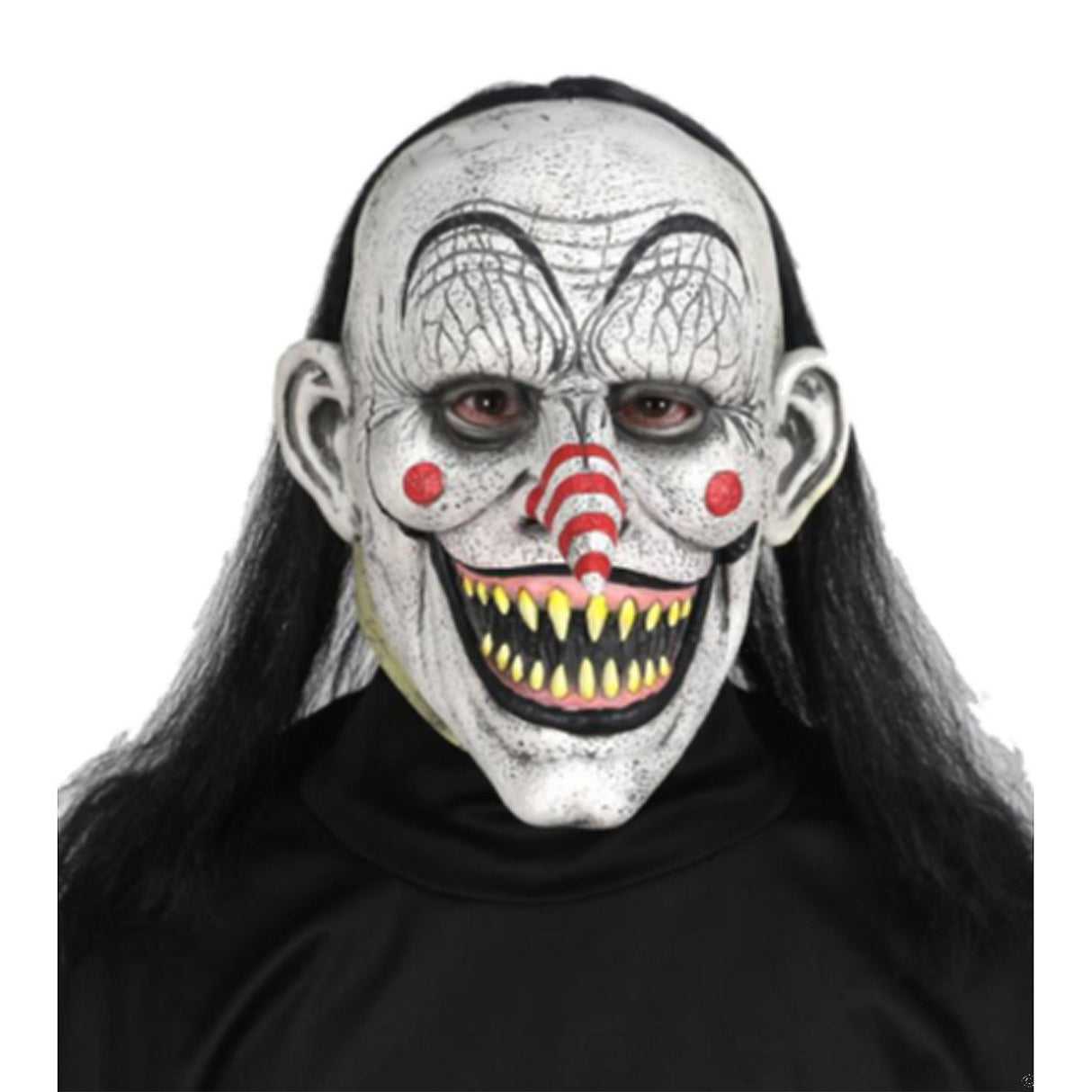 Scary Chatters the Clown Mask for Halloween Parties and Spooky Costume Events