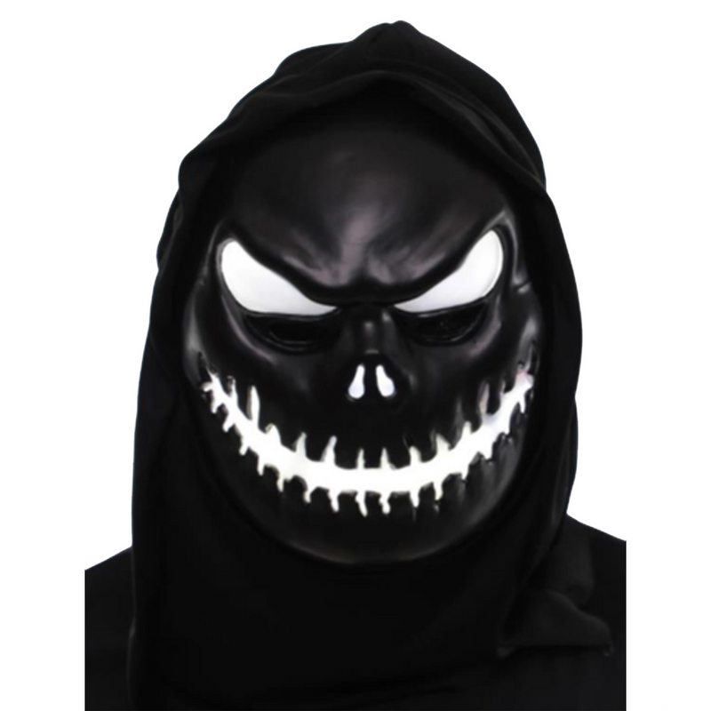 Creepy Light-Up Skull Mask for Halloween Parties Costume Events and Spooky Celebrations