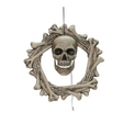 Bone Wreath Animated Halloween Decor, 18"