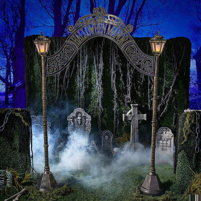 Halloween Manor Archway Halloween Prop 97"