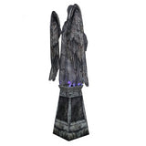 Cemetery Angel Animated Halloween Prop for Spooky Decor Haunted Houses and Halloween Parties