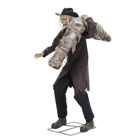 Spooky Grave Robber Animated Halloween Prop for Haunting Halloween Events and Scary Decorations