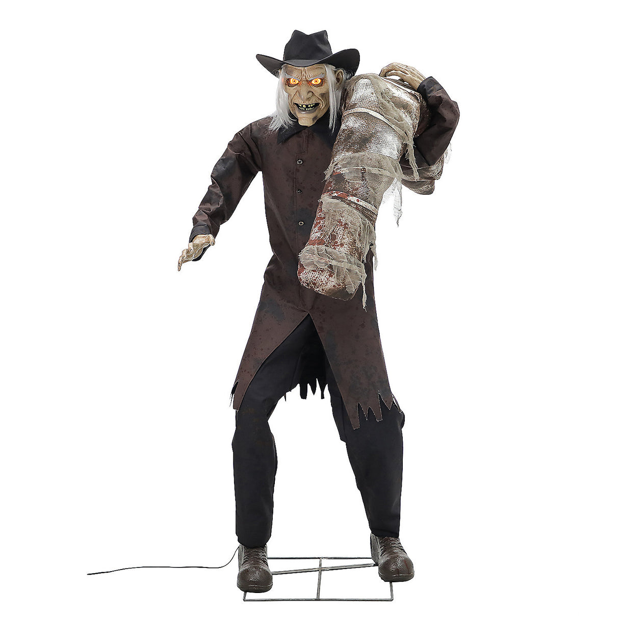 Spooky Grave Robber Animated Halloween Prop for Haunting Halloween Events and Scary Decorations