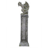 Gargoyle Pillar Animated Halloween Prop for Spooky Décor and Haunted House Setup Events