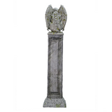 Oversized Gargoyle Pillar Animated Halloween Prop 96"
