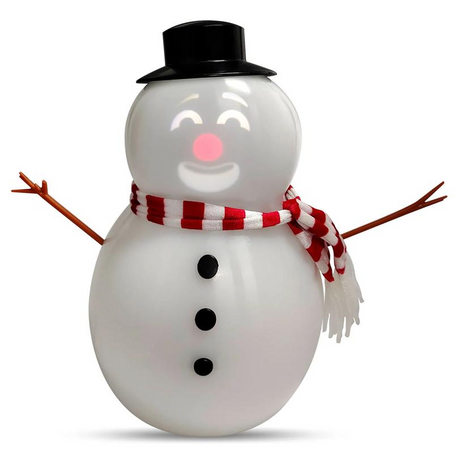 ANIMAT3D Frostbyte the Snowman 3D Animated Light-Up with Sound Tabletop Christmas Decoration