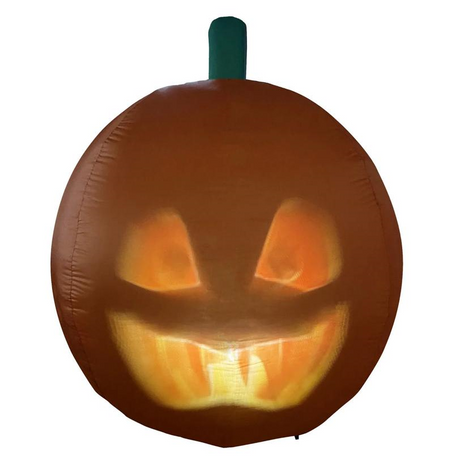 ANIMAT3D Inflatable Jabberin' Jack Animated Light-Up Jack-O'-Lantern Outdoor Halloween Decoration