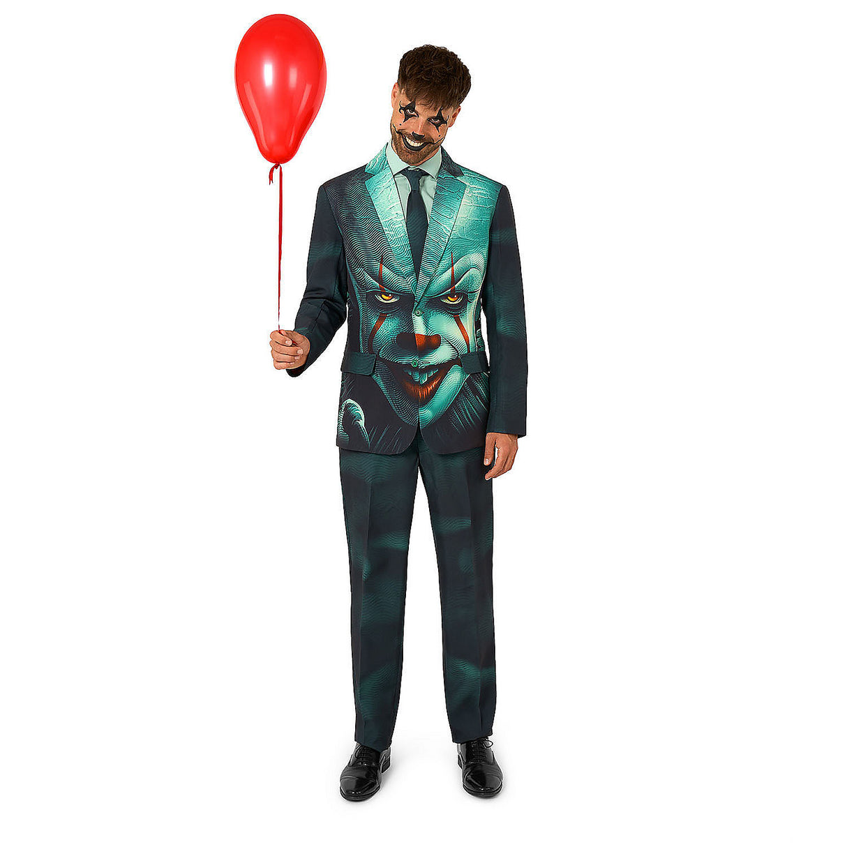 Adults IT Pennywise Clown Suit Costume for Halloween Parties and Scary Events