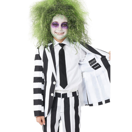 Boy's Beetlejuice Suit for Halloween Parties and Costume Events
