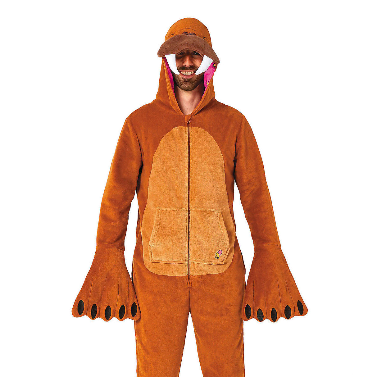 Cozy Adults Walrus Hooded Onesie Costume for Fun Parties Themed Events and Animal Dress Up
