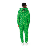 Adults Minecraft Creeper Hooded Onesie Costume