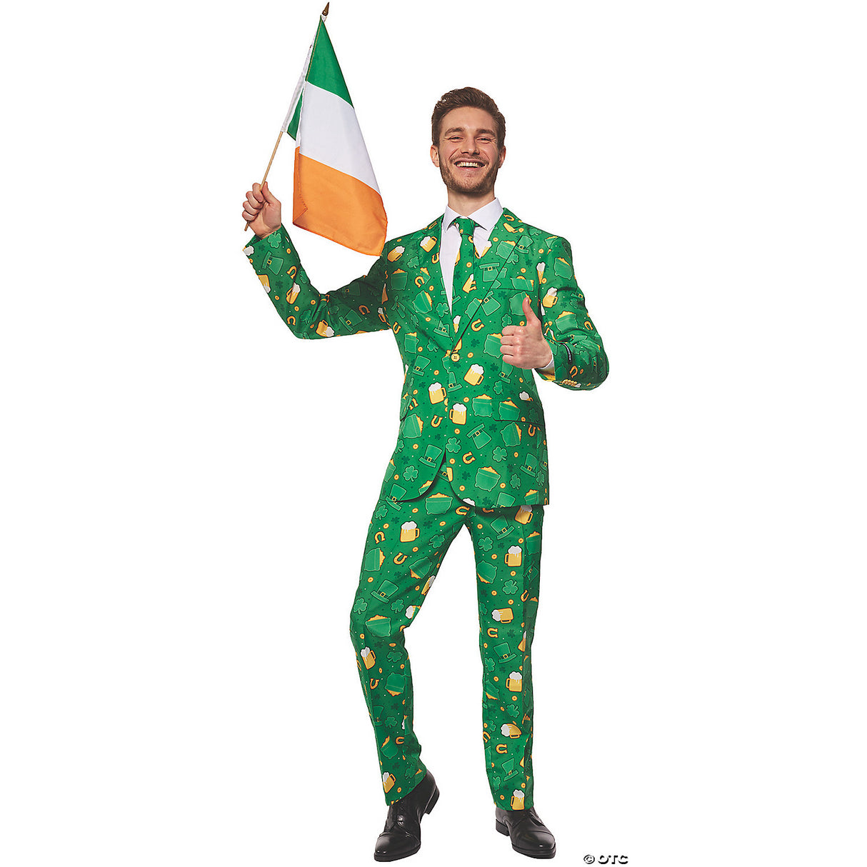 St Patricks Day Icons Suit Adult for Festive Celebrations Parties and Costume Events