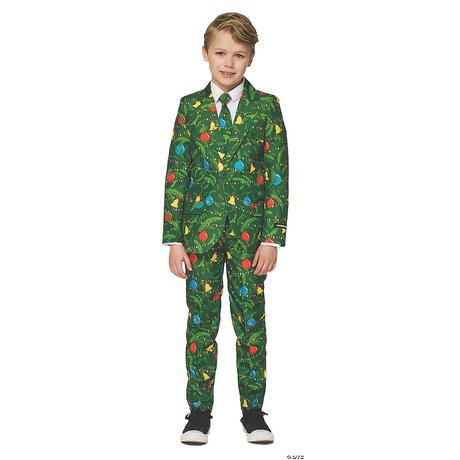 Boys Christmas Green Tree Costume
