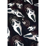 Cool Men's Ghost Face Hawaiian Shirt for Halloween Parties and Spooky Themed Events