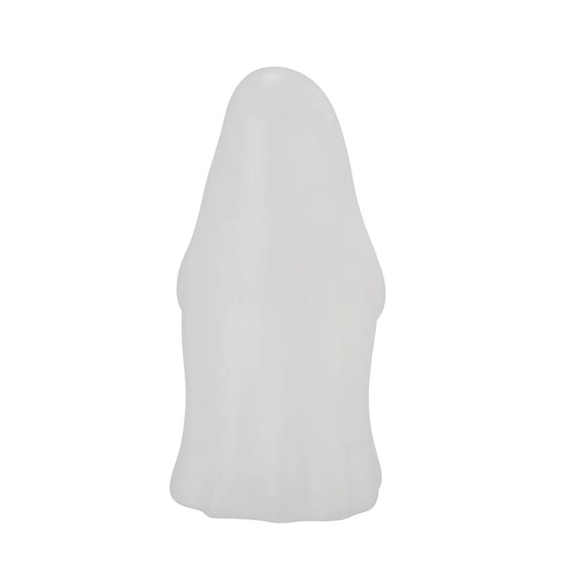 12" Light-Up LED Ghost with Jack-O'-Lantern Blow Mold Figure Halloween Decoration