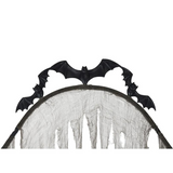 7 Ft. 7" Light-Up Cemetery Archway with Bats & Creepy Cloth Accents Halloween Decoration