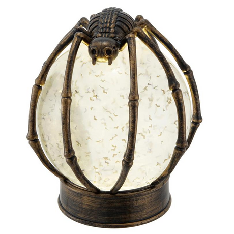 Light-Up LED Spider Moving Water Ball Halloween Decoration