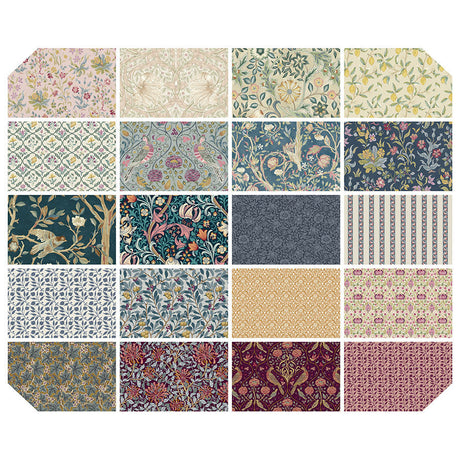 Fat Quarter Bundle The Original Morris & Co. Red House 100% Cotton
