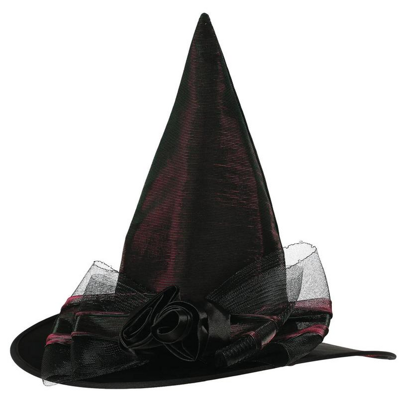 Deluxe Iridescent Witch Hat - Adult