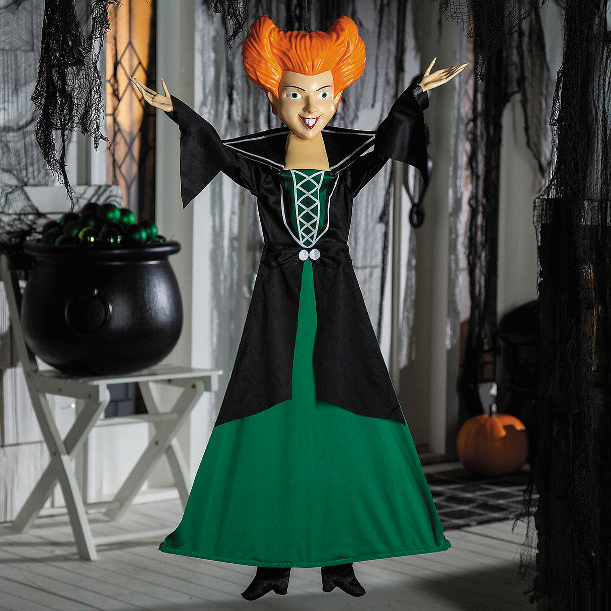 3 Ft. Hocus Pocus Winifred Sanderson Medium Posable Hanging Halloween Decoration