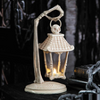 16 1/2" Light-Up Skeleton Crew Bone Lantern Halloween Tabletop Decoration