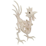 12 1/2" Rooster Skeleton Halloween Tabletop Decoration