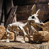 9 1/4" Standing Donkey Skeleton Halloween Decoration