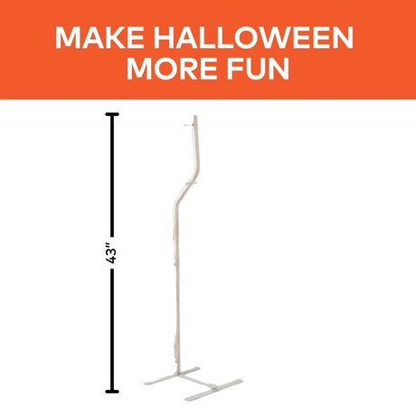 43" Metal Pose-N-Stay Skeleton Stand Accessory