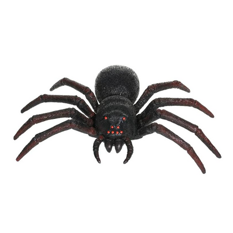 Black Plastic Spider Halloween Tabletop Decoration, 20"