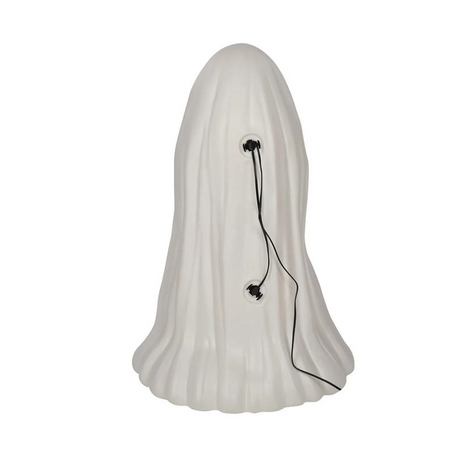 31" Light-Up Surprised Ghost Blow Mold Figure Tabletop Halloween Decoration